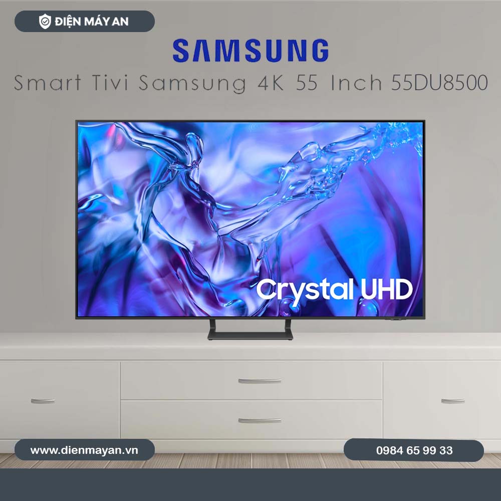 Smart Tivi Samsung 4K 55 Inch UA55DU8500 - Mới 2024