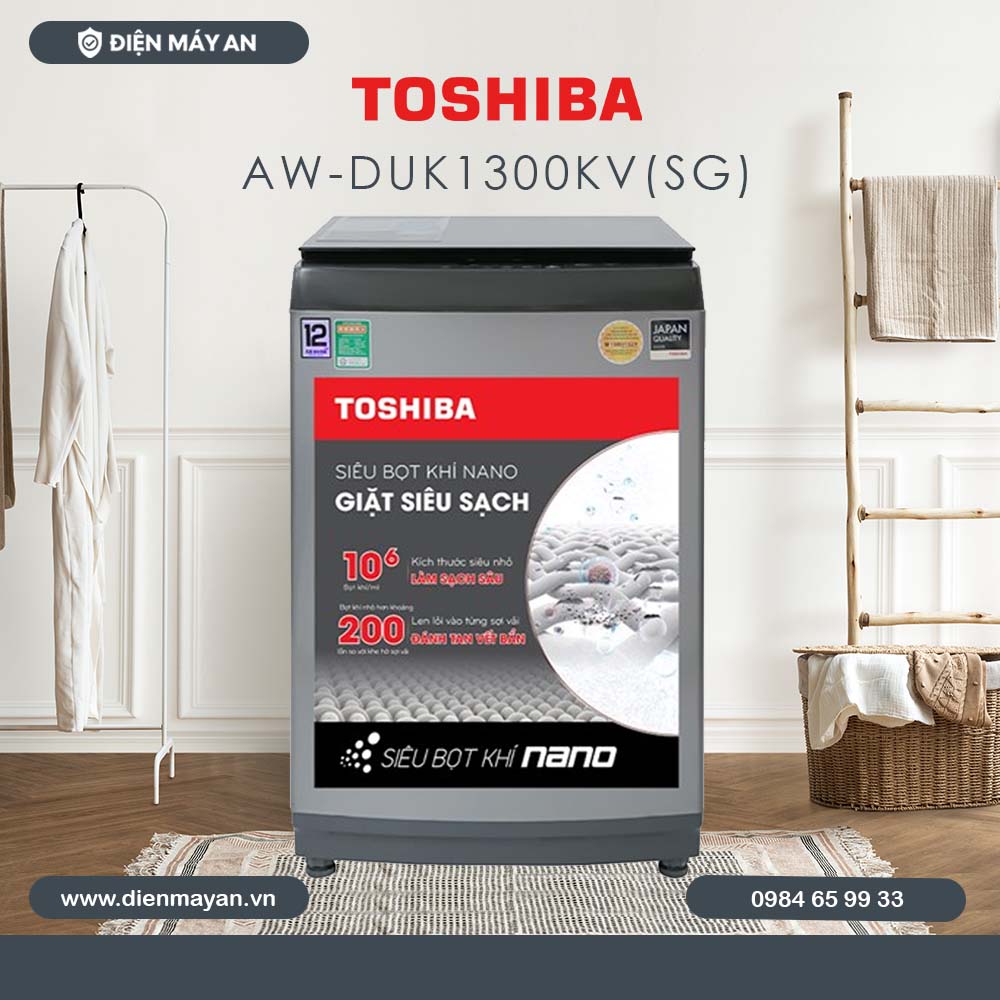 Máy giặt Toshiba Inverter 12 kg AW-DUK1300KV(SG)