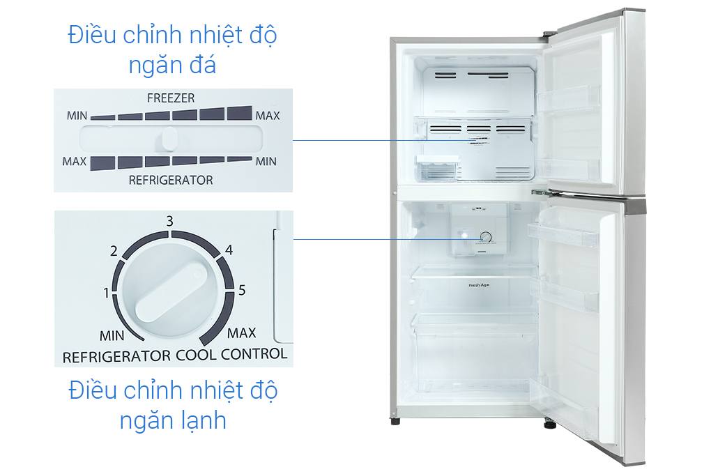 Tủ lạnh Casper Inverter 200 lít RT-215VS