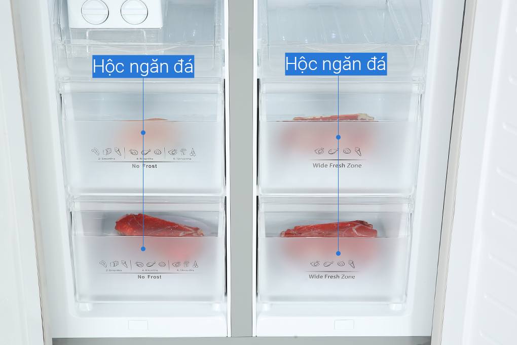 Tủ lạnh Multi Door Casper Inverter 462 lít RM-520VT