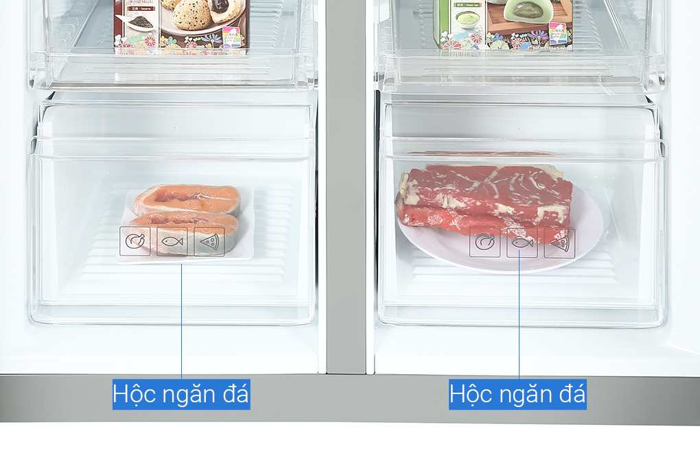 Tủ lạnh Multi Door Samsung Inverter 488 lít RF48A4010B4/SV