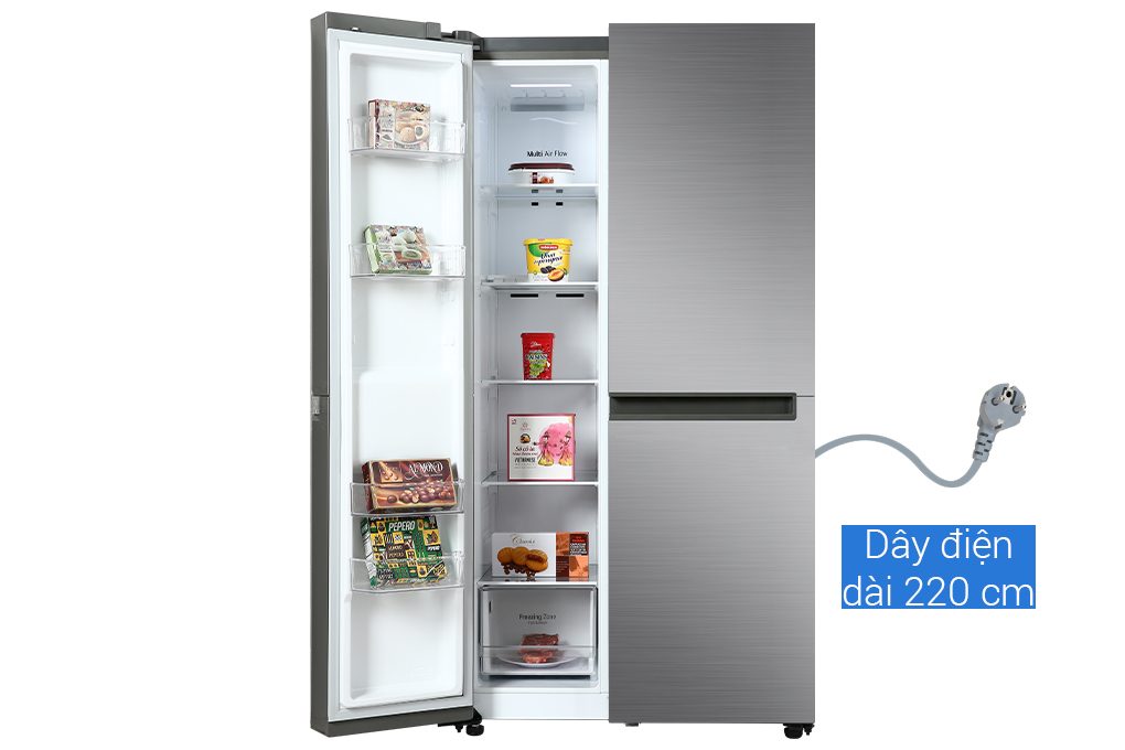 Tủ lạnh Side by Side LG Inverter 649 Lít GR-B257JDS