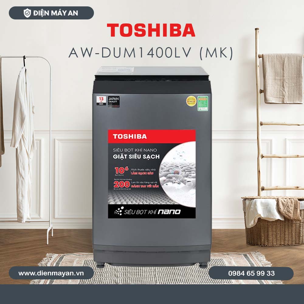 Máy giặt Toshiba Inverter 13 kg AW-DUM1400LV (MK)